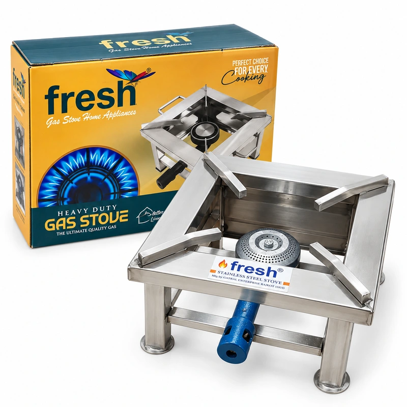Fresh SS Square Bhati Stove