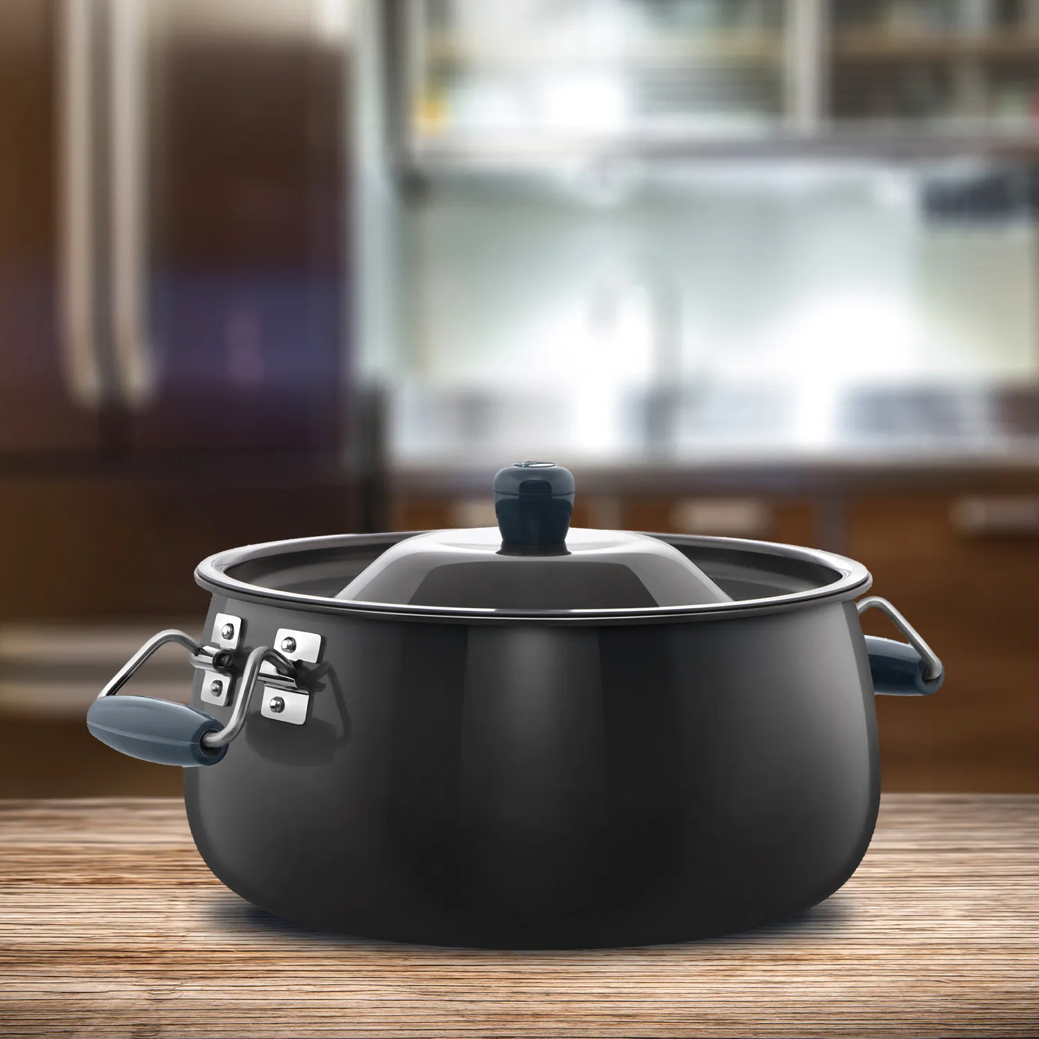 Hawkins Futura Hard Anodised Biryani Handi 12 Litre with Hard Anodised Lid