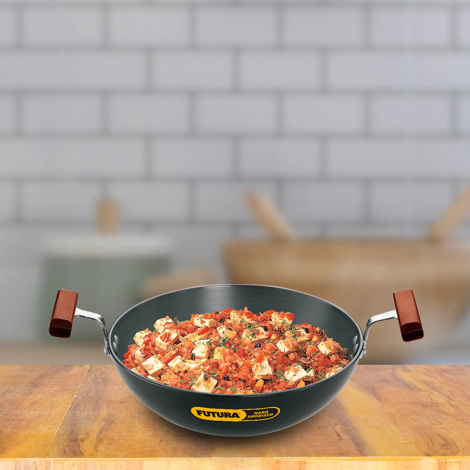 Hawkins Futura Hard Anodised Deep-Fry Pan 1.5 Litre