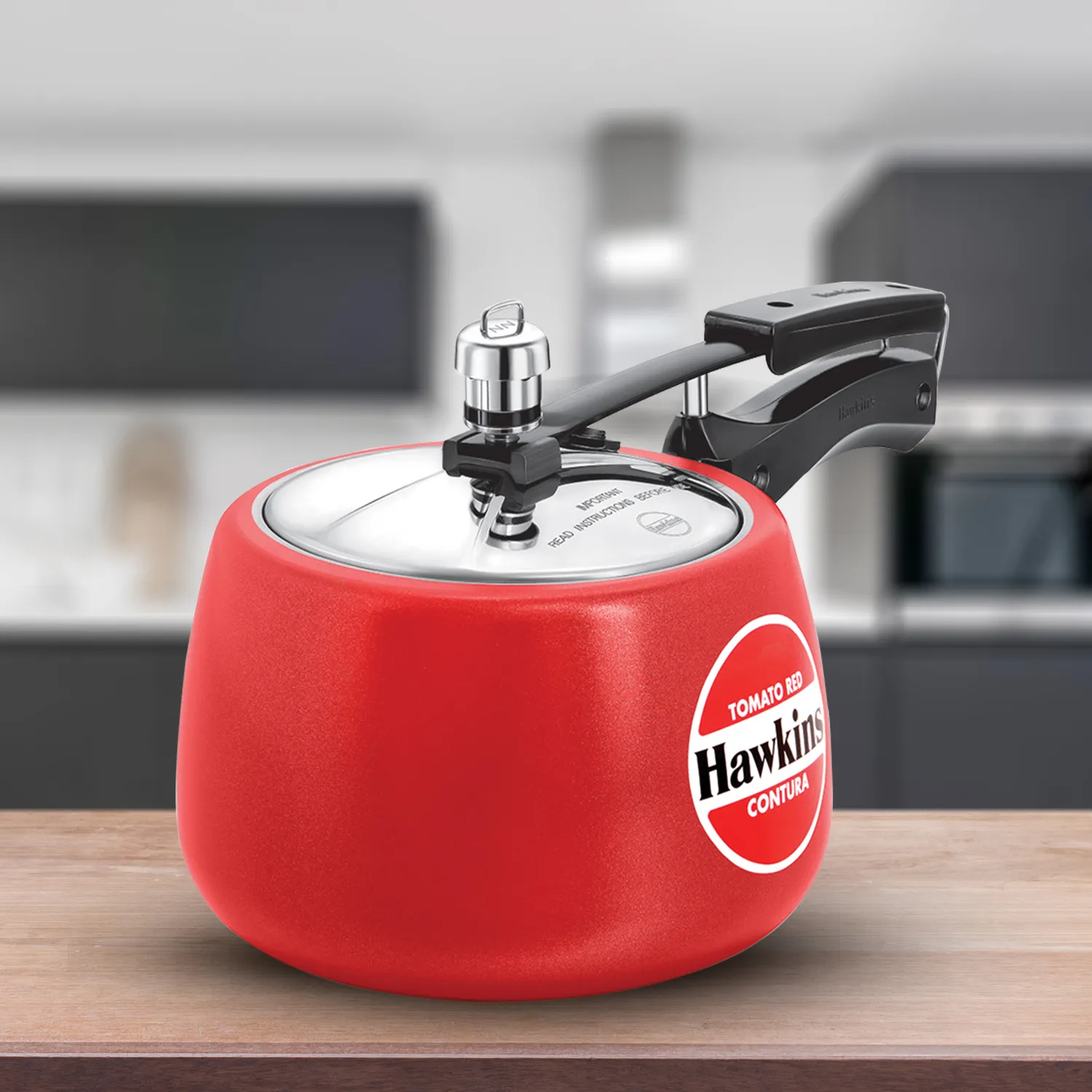Hawkins Cerenity Spring Collection Pressure Cooker 3L - Tomato Red