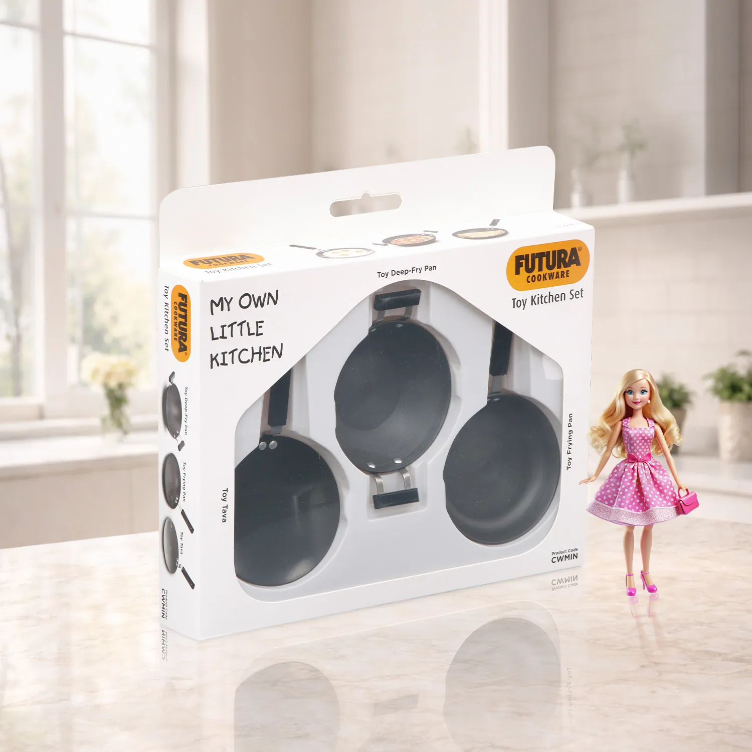 Hawkins Futura Hard Anodised Toy Kitchen Set