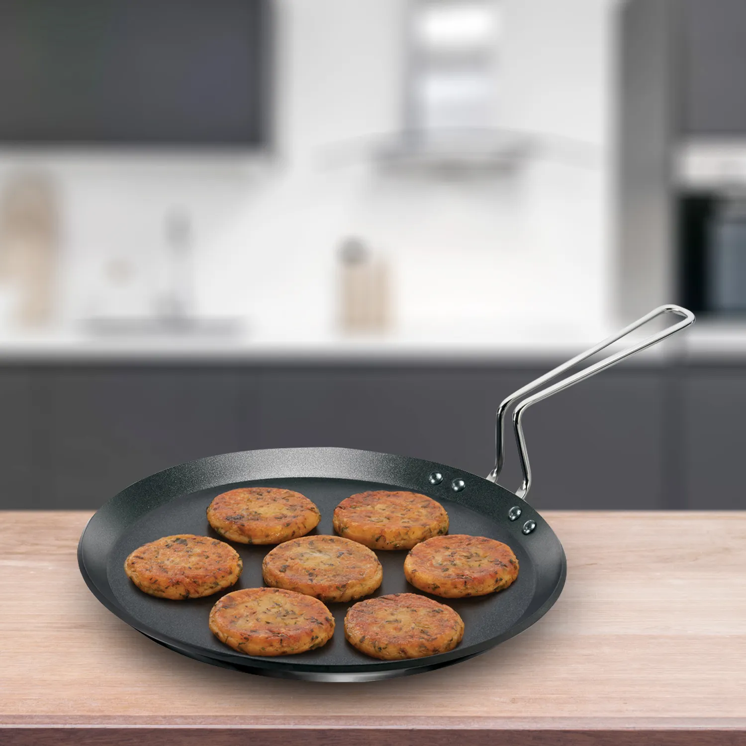 Hawkins Futura Induction Compatible Nonstick Flat Tava 30 cm