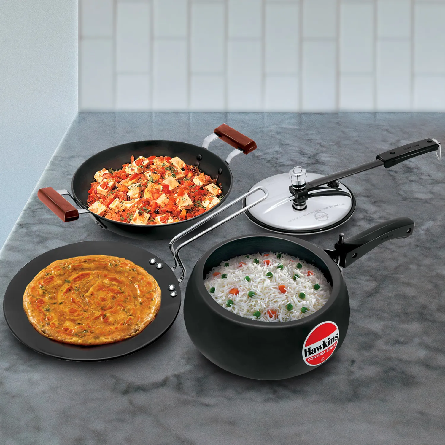 Hawkins Futura Triniti Kitchen Set (CB35, AT26, IAD25)