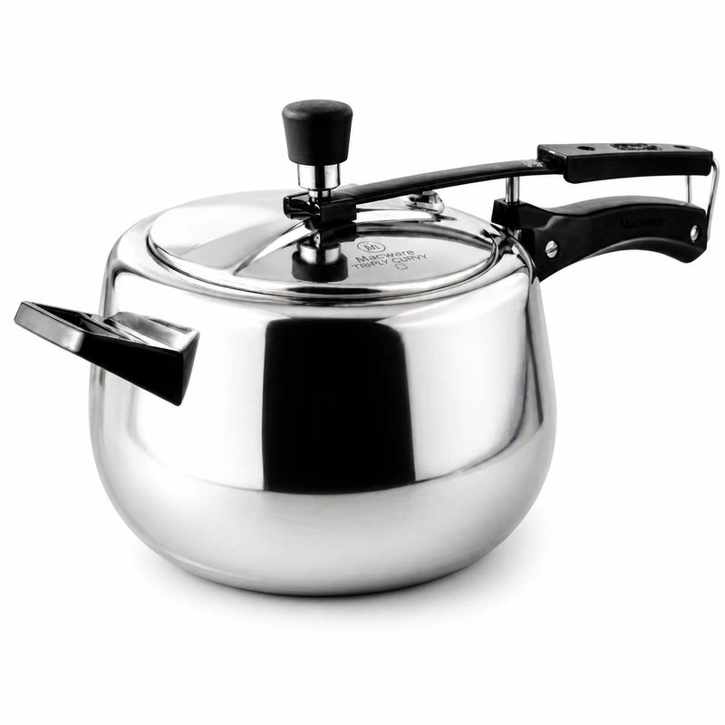 Macware Pressure Cooker Triply Curvy