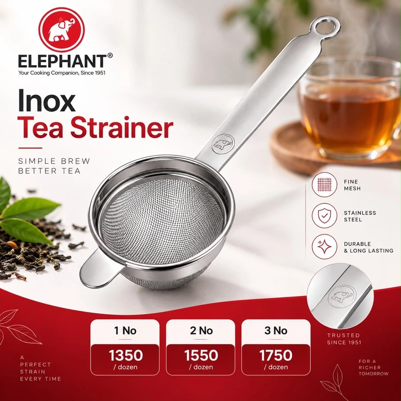 Elephant Inox Tea Strainer — No. 1 thumbnail 2
