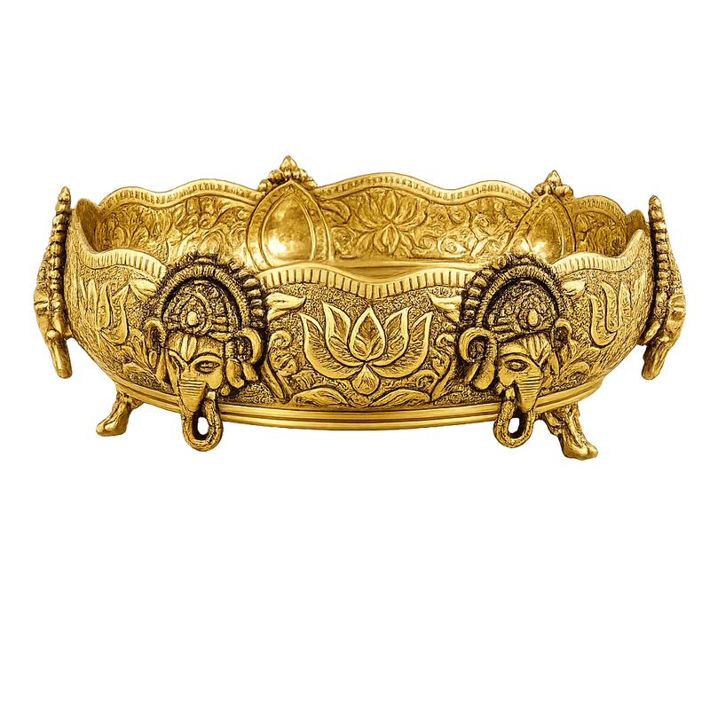 Saga Ganesh Urli Brass