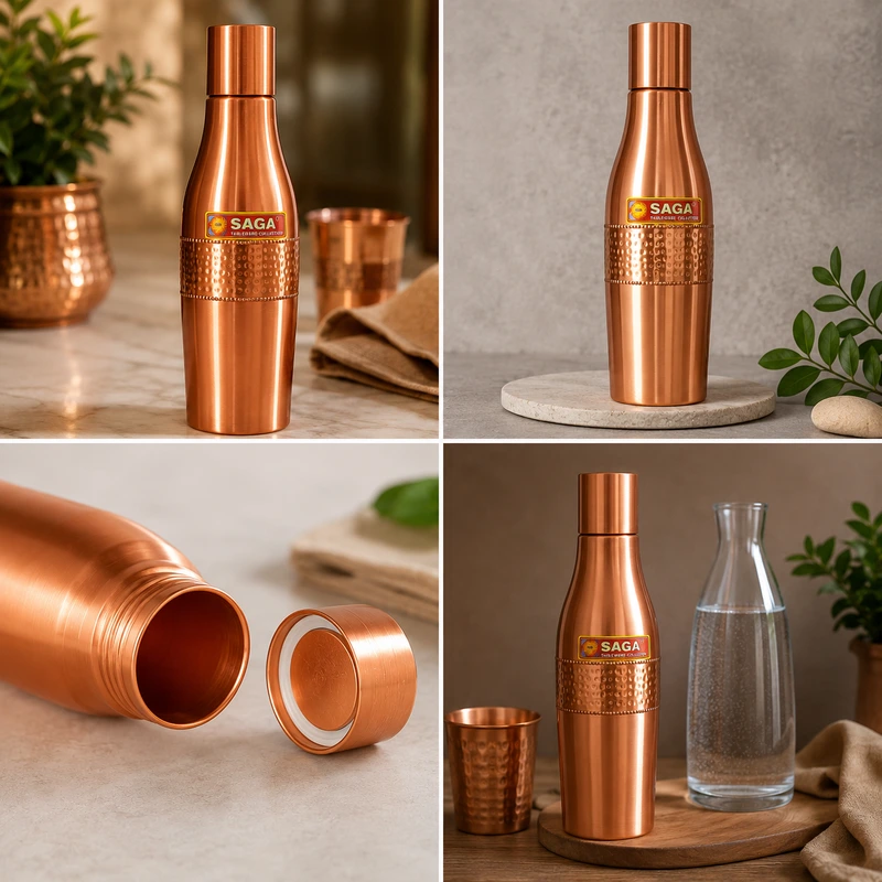 Saga Sapphire Copper Bottle - Big thumbnail 2