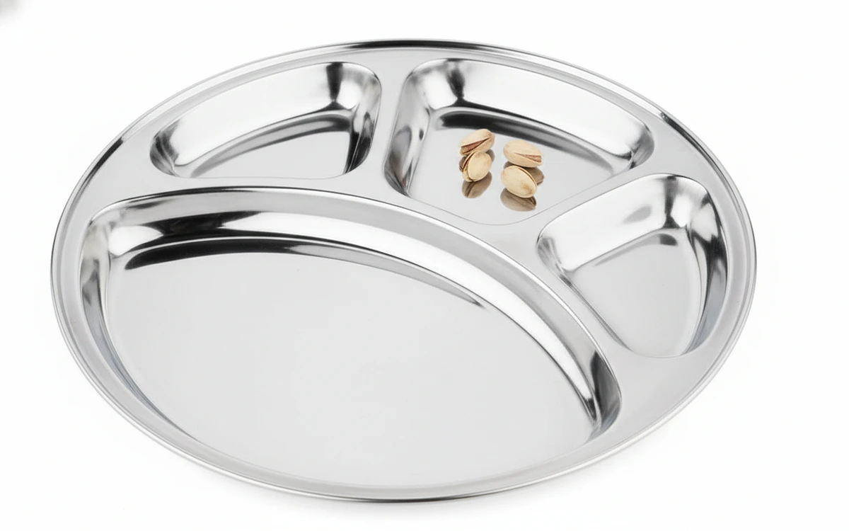 Natraj Round Deluxe 4 in 1 Plate Big