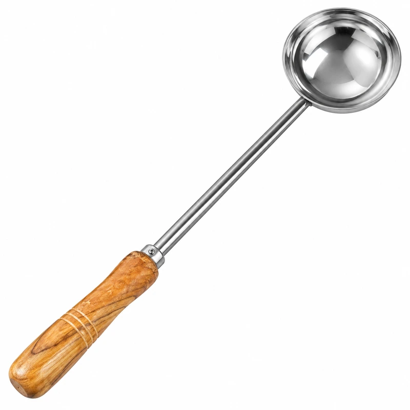 Mithila Wood Handle Laddle