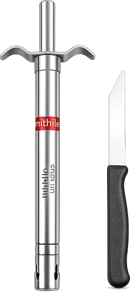 Mithila Gold Kitchen Lighter with Knife